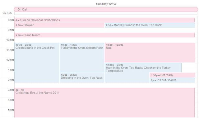 Christmas Eve Calendar