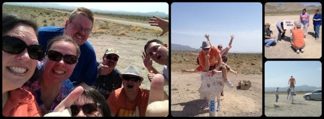 6.Random strangers who work for JackFM who are also on a trek to find aliens are a lot of fun, and they won't think twice about following you out to the Area 51 gate or posing for pictures with you. People on Alien Quests are all completely normal people and should be trusted 10 miles away from the nearest anything.